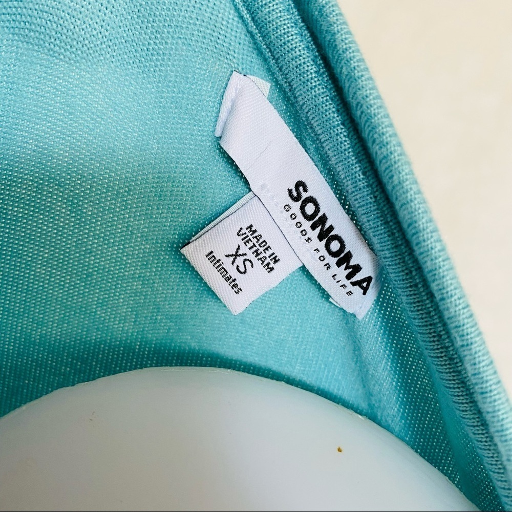 Sonoma V Neck Light Teal Tee - Picture 2 of 9